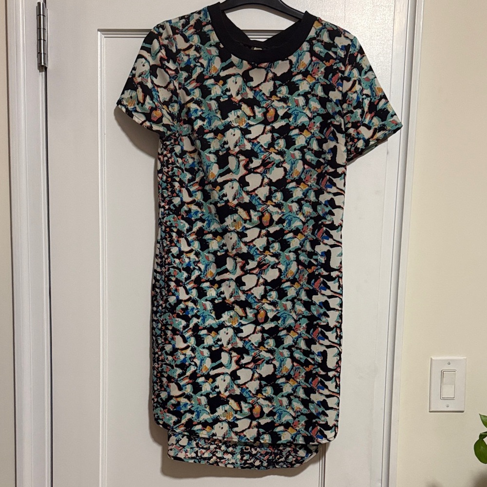 Truth NYC Multicolor Abstract Print Dress - Size Small